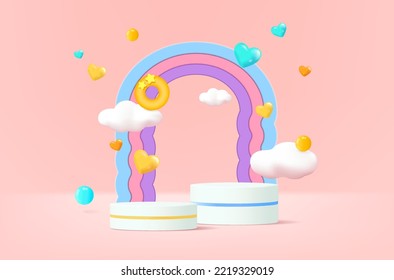 Background for kid products in images