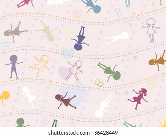 background for kids, seamless pattern