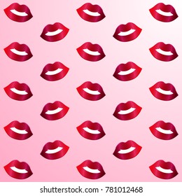 background of kisses