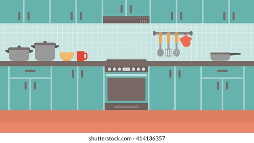 Background of kitchen.