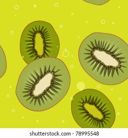 Background of kiwi slices
