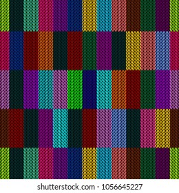 background knitted different colors 