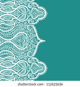 background with lace ornament