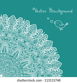 background with lace ornament