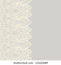background with lace ornament