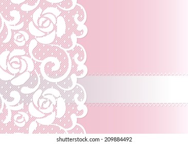 Background of the lace of roses