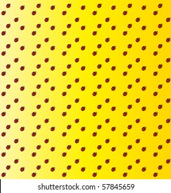 Background with Ladybird