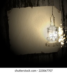 background with lamp