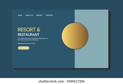 Background landing page minimalist mood color
