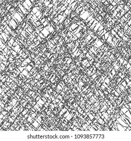 Background of a large number of abstract intersecting gray lines on a light background for design.