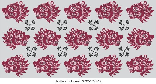 Antecedentes del motivo de Lasem batik