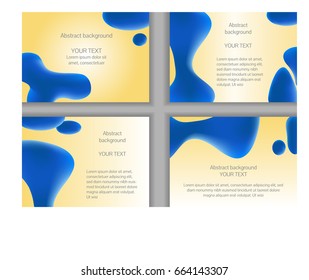 Background lava lamp blue drops