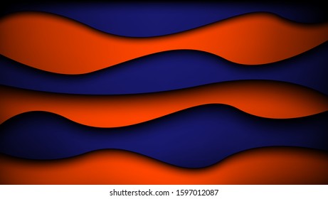 BACKGROUND LAYERS WITH BLUE AND ORANGE COLORS