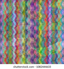 Background leaf colorful pattern design illustration wallpaper