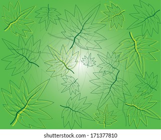 Background from leaves