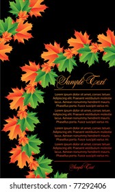 background with leaves
