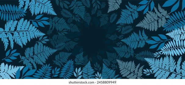 background of leaves in dark lake water, elegant design, natural and editable, vector eps 10