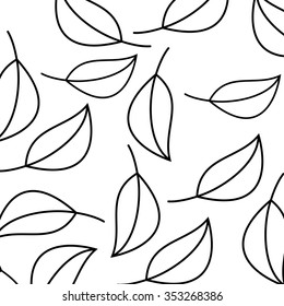 background of leaves eps10