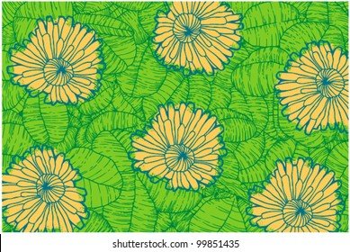 background of leaves. background for greeting summer ?ard