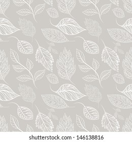 Background of leaves, seamless pattern