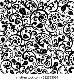 Background with leaves. vector illustration 