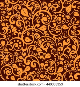 Background with leaves. vector illustration 