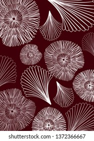 Background leaves vector illustration design