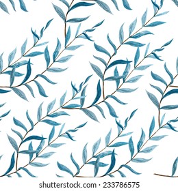 background, leaves, watercolor