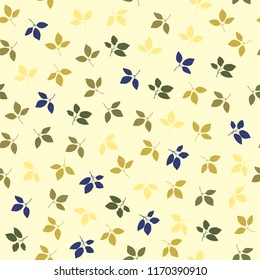 Background with leaves.vector illustration