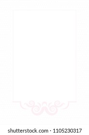Background for letter, card, menu, frame, etc. Soft pink color with carefull background texture.