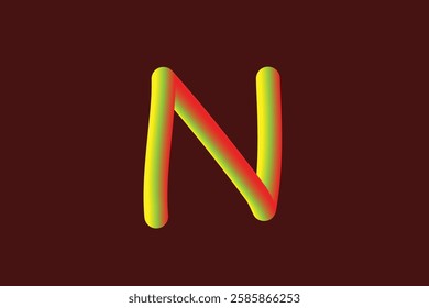 The background of the letter "Q" which is composed of gradations of several light colors is poured on one canvas.A to Z.x sign with dark yellow background. Abstract gradation wave pattern alphabets 