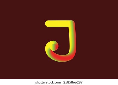 The background of the letter "Q" which is composed of gradations of several light colors is poured on one canvas.A to Z.x sign with dark yellow background. Abstract gradation wave pattern alphabets 