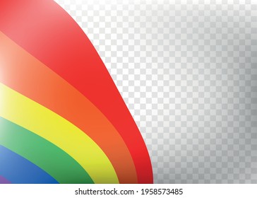 Background in LGBT colors For design.Bright racial background for design and