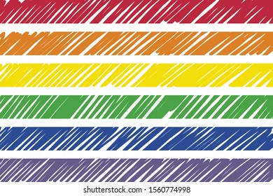 A background for LGBT concept. Stroke line with colors.