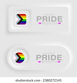 Hintergrund mit LGBTQ inklusive Stolperflagge. Perfektes Element auch für Pride Month Events. Konzept der Toleranz und Freiheit.