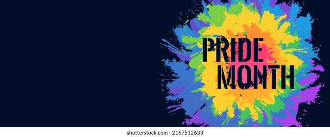Background with LGBTQ Pride 2022.