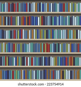 plano de fundo da prateleira de livro de biblioteca