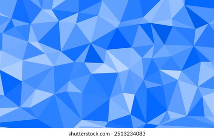 Hintergrund mit hellblauer Farbe Dreieck Muster Textur. Modernes Mosaik-Konzept, Illustration Design