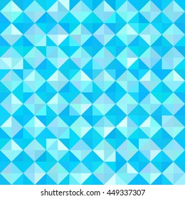 background of light blue triangles and squares