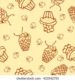 background light cakes and pears
