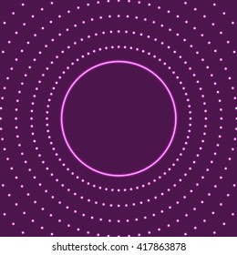 Background with light effect.Glowing circles.Modern colorful violet,pink wallpaper.