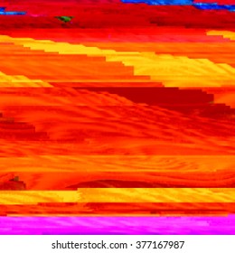 Background with light effects in style glitch- art. Vector illustration.