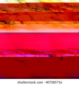 Background with light effects in style glitch-art.  Vector illustration