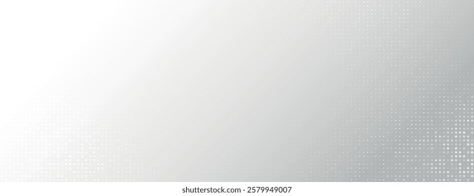 The background is a light gray background with a gradient style, featuring a dotted texture. The gray color adds a subtle, modern touch. Gradient patterned background vector. Gray background.