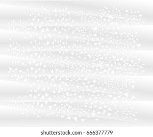 Background of light gray shapes gradient and triangles.Space for text.Vector illustration.