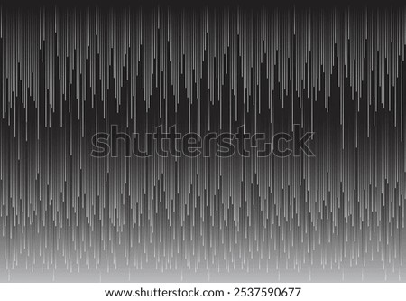Background of light streaks falling amidst the darkness