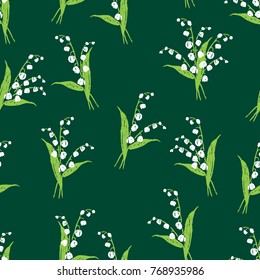 background of the lilies of valley