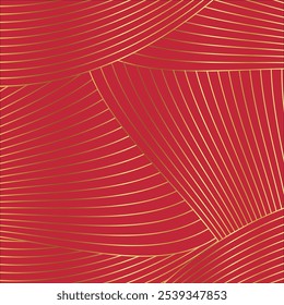 Background Line abstract gold and red for chines new year