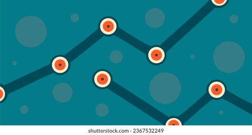 background with line and circle pattern