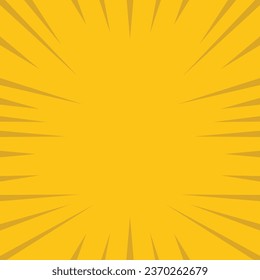 Background line comic color yellow